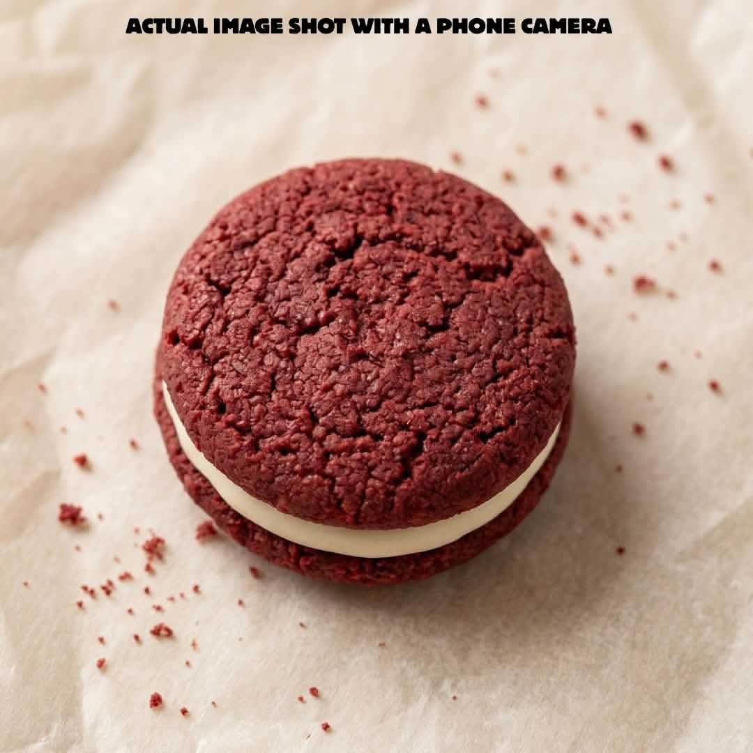 Red Velvet Cookies (10x20g Cookies) • Sugar-Free Almond Flour Cookies • 200g - Image 3