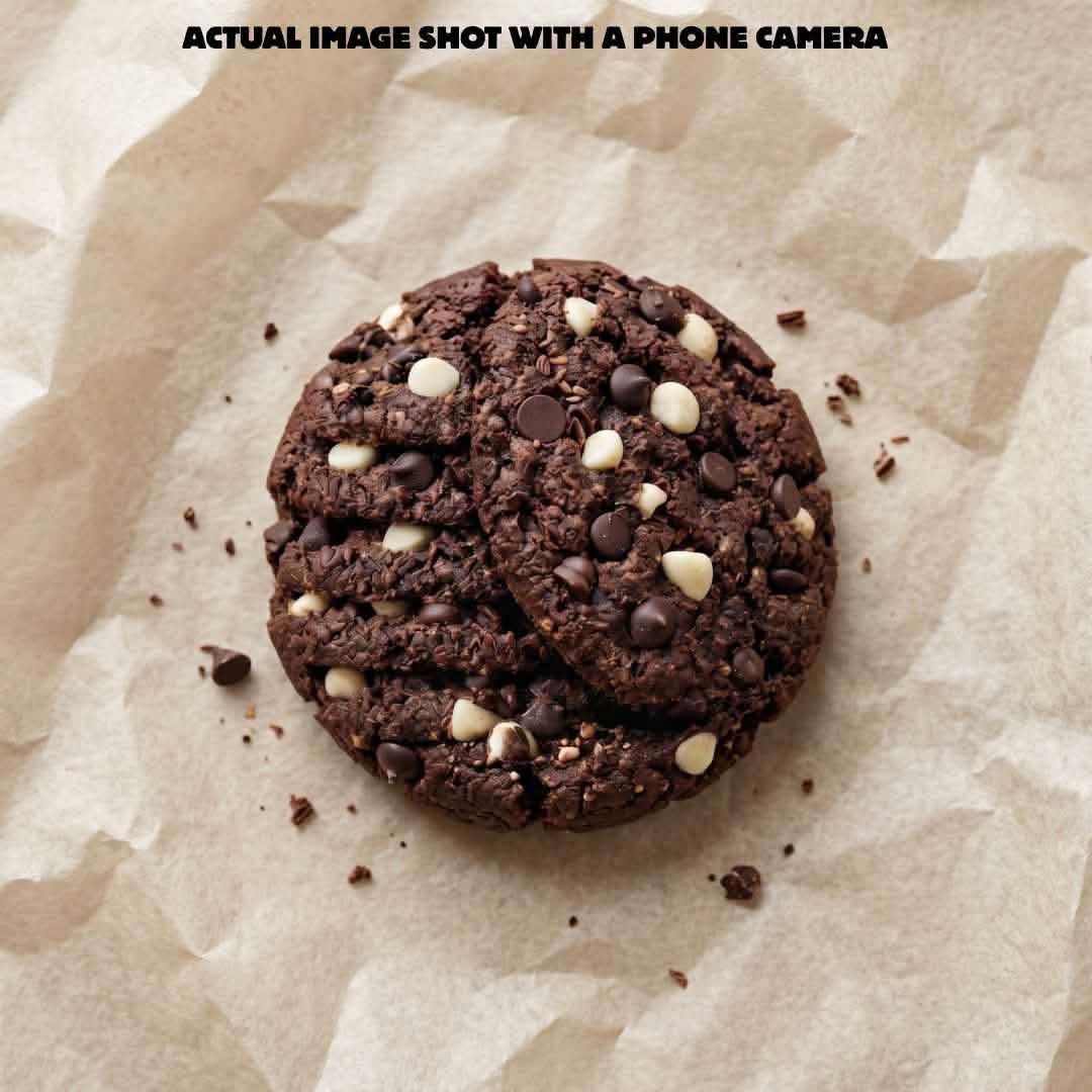 Chocolate Overload Cookies  (10x20g Cookies) • Sugar-Free Almond Flour Cookies • 200g - Image 3