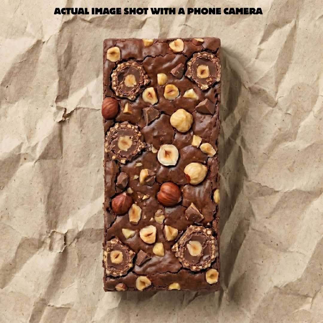 Ferrero Rocher Protein Brownie • 16g Protein • Sugar Free High Protein Brownies • 40g - Image 3
