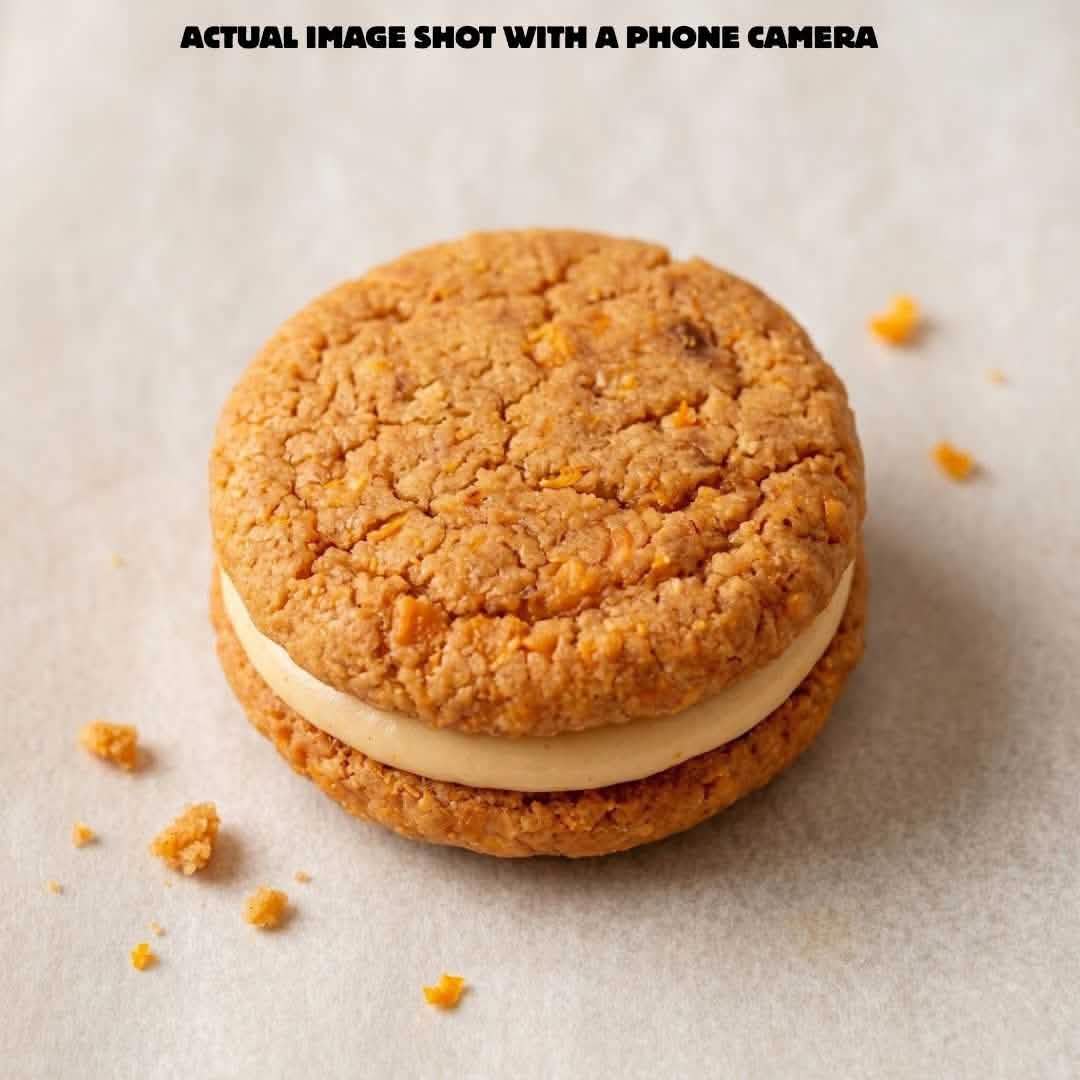 Orange Cookies (10x20g Cookies) • Sugar-Free Almond Flour Cookies • 200g (10x20g Cookies) - Image 3